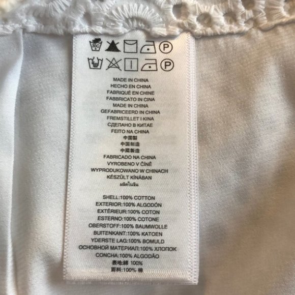 Michael Michael Kors White Lined Skirt Gold Zipper - Picture 5 of 10